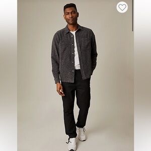 Hudson North Mens Grey Hipster 100% Cotton Flannel Snap Front Shirt Jacket MD